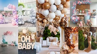 balloon decoration ideasbaby shower ideasbaby showerbirthday decoration ideas at home [upl. by Hutson900]