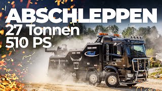 27 Tonnen  510 PS  MercedesBenz Arcos Abschlepper  BlackBullsPassau [upl. by Ayetal]