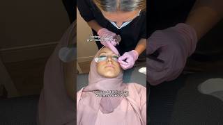 Lash tint and lift ​lashliftandtint nomakeupmakeup hijabi beautytips muslimwomen latina [upl. by Bryna]