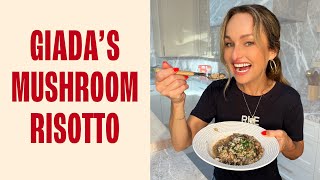 Cozy up with Risotto Ai Funghi Mushroom Risotto  Giada De Laurentiis [upl. by Kallman216]