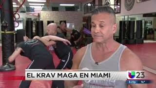 Krav Maga En Miami Univision Noticias 23 Fin De Semana [upl. by Eseerehc]