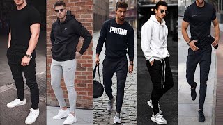 How To Properly Style SweatpantsJoggers For Men 2022  The Mens Outfits [upl. by Miles]