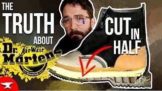 WHATS INSIDE DR MARTENS  1460 BOOTS  doc marten review [upl. by Hawthorn]