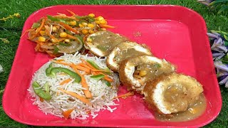 Best Dish To Make At Home For Dinner  Stuffed Chicken With Cheese  RR Daily Cooking [upl. by Anonyw822]