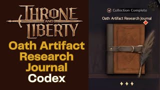 Oath Artifact Research Journal Codex Throne and Liberty Near Watchers Post [upl. by Mastic]