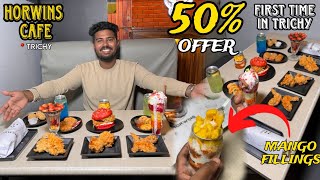 MUST TRY FRIED CHICKEN amp BURGER SPOT in Trichy  Get Flat 50 Offer  Horwins Cafe  VlogThamila [upl. by Anigar]