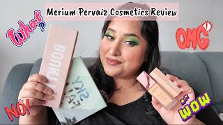 Reviewing Merium Pervaiz Cosmetics  Nidahmed [upl. by Wane]