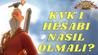 Kvk 1 Hesabı Nasıl Olmalı  Nelere Dikkat Edilmeli  RİSE OF KİNGDOMS [upl. by Oiramd]