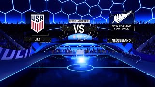 EA FC24 Volta WM Finale USA vs Neuseeland [upl. by Alam]