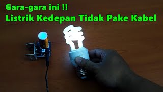 TRANSMISI LISTRIK TANPA KABEL  MINI TESLA COIL PLASMA GENERATOR [upl. by Jeannine]