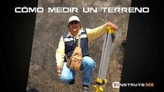 CÓMO MEDIR UN TERRENO 12  TEODOLITO Y CINTA  TOPOGRAFÍA [upl. by Eirellav]