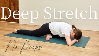 30Minute FullBody Yin Yoga Deep Stretch  No Props Yin Some Intermediate Poses Frog Shoelace [upl. by Sug]