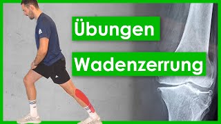 Wadenzerrung🦵Muskelfaserriss Übungen⎮RehaProgramm [upl. by Erund]