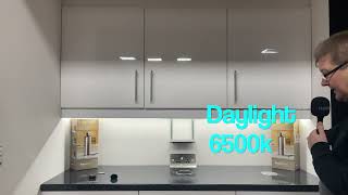 LED Lighting Colour Temperature Comparison Warm Cool Daylight 4K [upl. by Tarr]