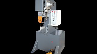 Heavy Duty Hydraulic Riveting Machine  Eyeleting Machine ESP1220E [upl. by Odnomar398]