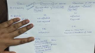 Chapter 4 Share capital and debentures diminution vs reduction [upl. by Sadoff]