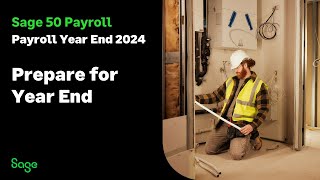 Sage 50 Payroll UK Prepare for Year End [upl. by Joan]