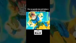 Quando o pré treino e a ansiedade se misturam  academia dragonball [upl. by Thaxter]