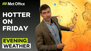 180724 – A dry night for many – Evening Weather Forecast UK – Met Office Weather [upl. by Nedac]