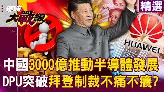 【精選】習近平政策性基金「3000億推動半導體發展」！DPU技術急起直追「突破老美GPU算力限制」拜登制裁不痛不癢？！｜環球大戰線 ‪‪Globalvisiontalk [upl. by Alexio140]