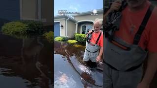 Neighborhood Underwater in Florida After Tropical Storm Debby [upl. by Robinet729]