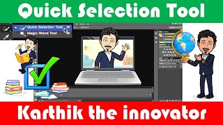 How To Use The Quick Selection Tool In Photoshop  How To Cut Out An Image In Photoshop [upl. by Immac922]