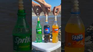 With Pepsi Sprite and Fanta Mentos – lets find the real winner [upl. by Hagerman]