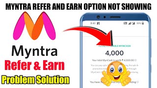 Myntra Refer And Earn Kaise KareHow To Refer and Earn Myntra AppMyntra App Paise Kaise Kamaye [upl. by Graff]