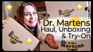 Dr Martens Haul Unboxing amp TryOn  New Boots Shoes Sandals  Shopping amp Lifestyle [upl. by Shulem]