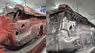 Busted pinch weld and rust repair  VW Golf mk3  Harlequin pt5 [upl. by Spracklen]