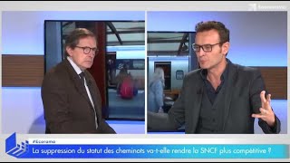 La suppression du statut des cheminots vatelle vraiment rendre la SNCF plus compétitive [upl. by Cartan]