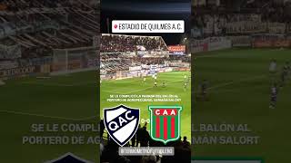 QUILMES VS AGROPECUARIOquilmes agropecuario primeranacional afa argentina [upl. by Samoht126]