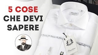 LA CAMICIA ELEGANTE 5 cose che devi sapere [upl. by Abbey]