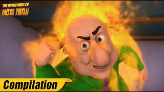 New Compilation  93  Hindi Cartoon  Motu Patlu  S09  spot [upl. by Day]