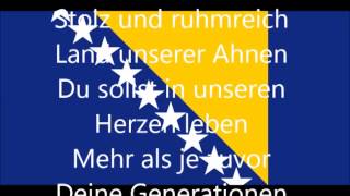 Nationalhymne von BosnienHerzegownia deutsche Übersetzung [upl. by Andri]