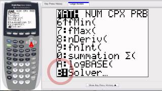 Graphing Calculator  Solve for x [upl. by Rodoeht]