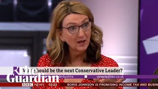 Sweary variation of Jeremy Hunts surname used by Victoria Derbyshire [upl. by Latimer]