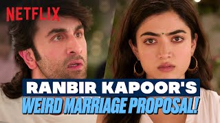 Ranbir Kapoors Epic Proposal for Rashmika Mandanna in Animal  Netflix India [upl. by Euphemie]