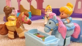 CINDERELLA Little People Princess Klip Klop a Fisher Price Review [upl. by Adria]