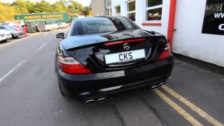 R172 SLK250CDI CKS Sport Exhaust amp AMG SLK55 Diffuser [upl. by Enrobso]