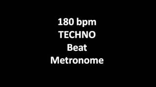 180 BPM  180 Beats Per Minute TECHNO BEAT for Jamming [upl. by Inail]