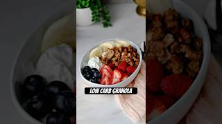 How to make Low Carb Granola Keto Friendly [upl. by Nerhe485]