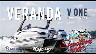 Testing the 2023 Veranda V One Pontoon  Yamaha Outboard [upl. by Lartnom802]