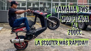 Una Verdadera Bestia 🤯🔥 La Yamaha BWS 200CC Modificada De Carreras  La Mamá de la Mamá 🚀 [upl. by Nahsor]