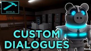 💭 A Tutorial on how to get custom names on cutscene creator or dialogue block  Piggy Build Mode [upl. by Pressey587]