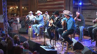 Former Oilers QB Dan Pastorini hosts Super Bowl party at Redneck Country Club [upl. by Zoara410]