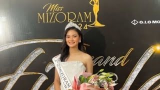 Miss Mizoram 2024 TOP 3 Khawzawl Dist Miss  Rebecca Zothanpuii [upl. by Kenzie307]