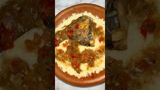 Kédiénou de poisson avec son excellence Atiéké trop doux😋cuisineivoirienne abidjan senegal prt [upl. by Eniamat]