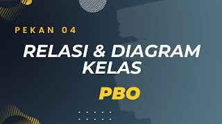 W4 PBO Relasi dan Diagram Kelas [upl. by Jallier]