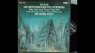 Die Meistersinger von Nürnberg Wien 1975  Georg Solti LP [upl. by Nuawed]